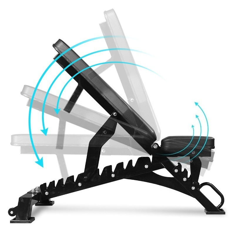 Home Gym Foldable - 상업용 금속 조절식 덤벨 벤치, 접이식