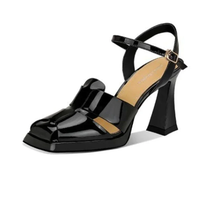 Ankle Strap Attachment - 여성용 하이힐 샌들 패션 특허 가죽
