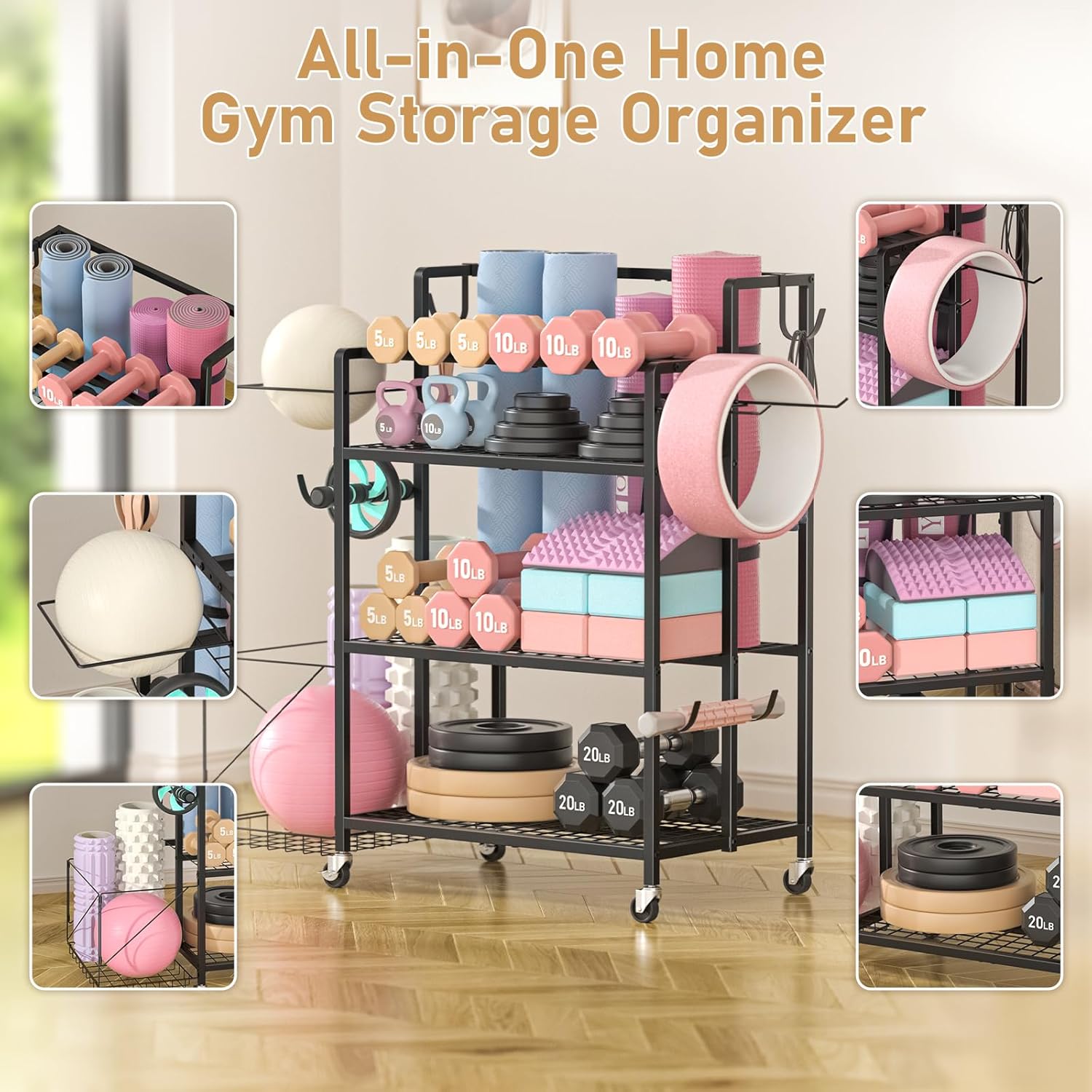 홈짐 보관함, 재질 및 색상 미정, 덤벨, 케틀벨 및  - Home Gym Equipments 리뷰 및 가격
