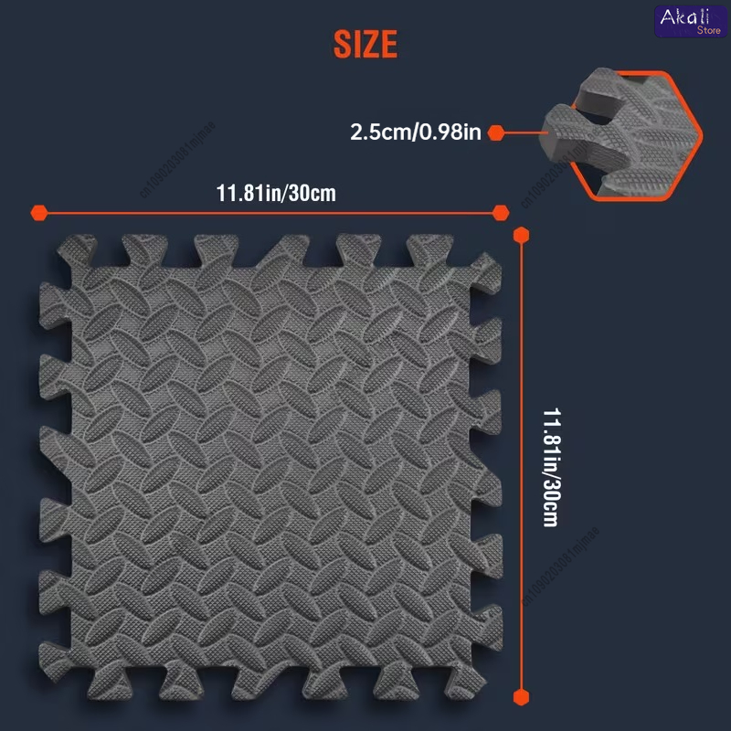 2.5cm 두께의 EVA 폼 인터로킹 체육관 바닥 매트 - Home Gym On Carpet 리뷰 및 가격