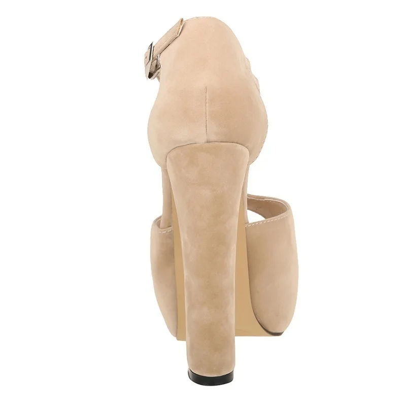여성 샌들 여름 섹시한 오픈토 두꺼운 굽 버클 패션 플 - Ankle Strap Attachment 리뷰 및 가격