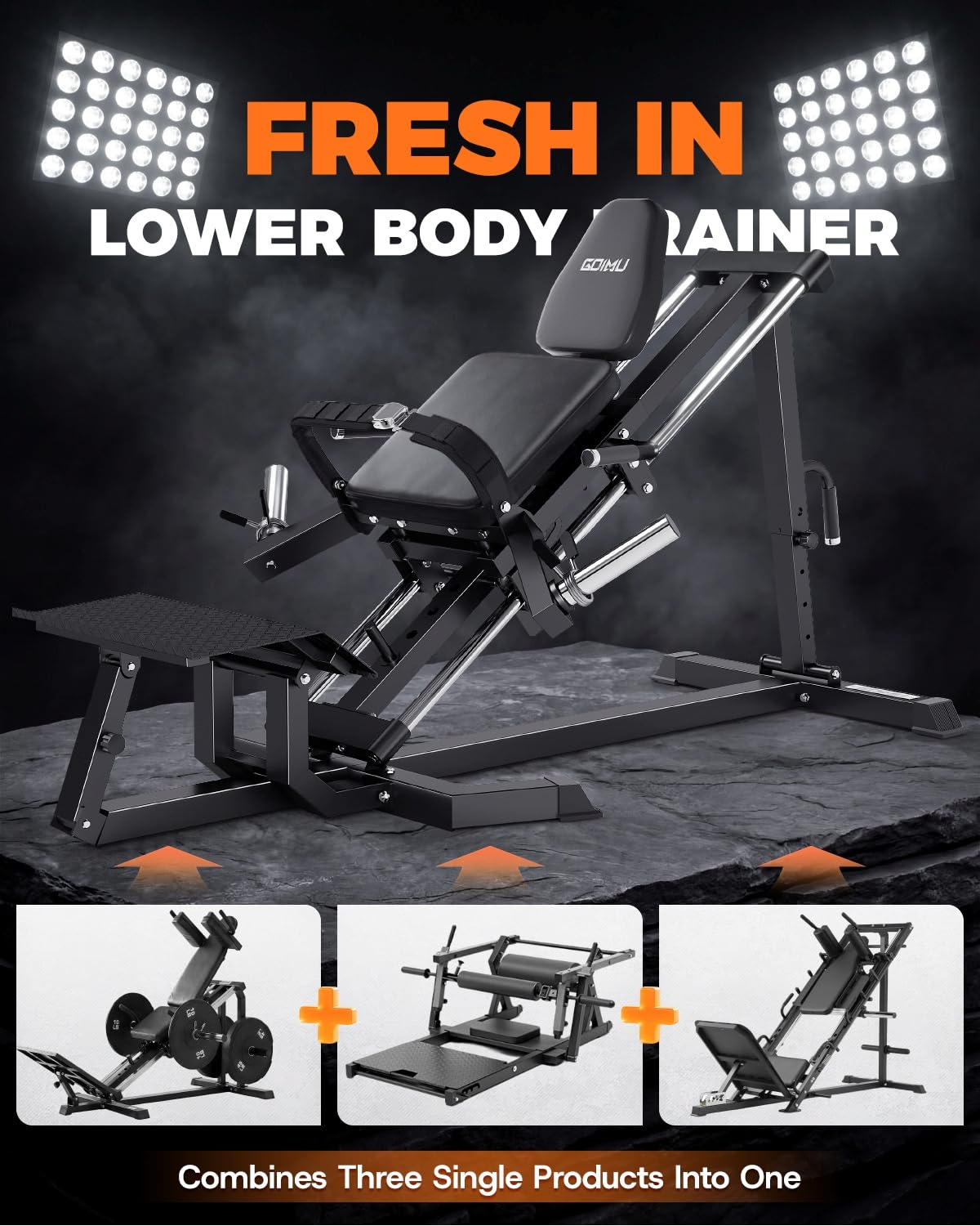 LH01 레그 프레스 및 힙 쓰러스트 머신 콤보, 2  - Home Gym Hip Thrust Machine 리뷰 및 가격