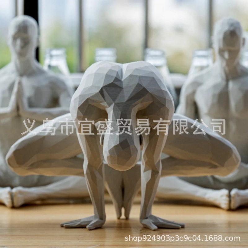 요가맨 피규어 미니멀리스트 홈 데코 조각상 3D 프린팅 - Home Gym Minimalist 리뷰 및 가격