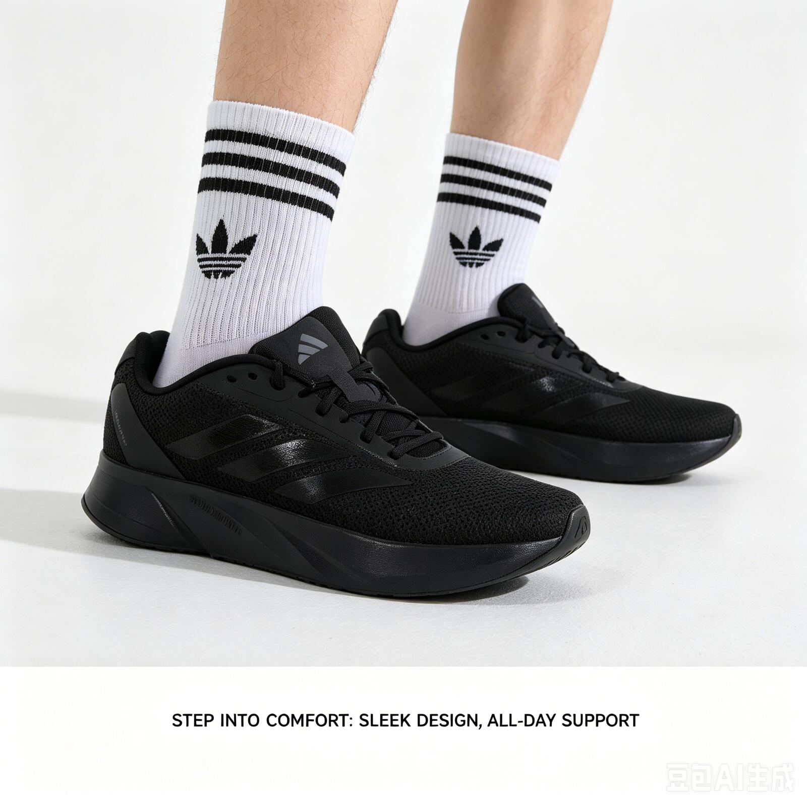 아디다스 블랙 화이트 3 스트라이프 통기성 메쉬 경량  - Adidas Shoes Duramo Sl 리뷰 및 가격