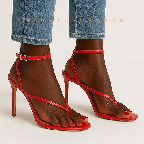 베이지 블랙 크로스 스트랩 플립플랍 글래디에이터 샌들  - Ankle Strap Attachment 리뷰 및 가격