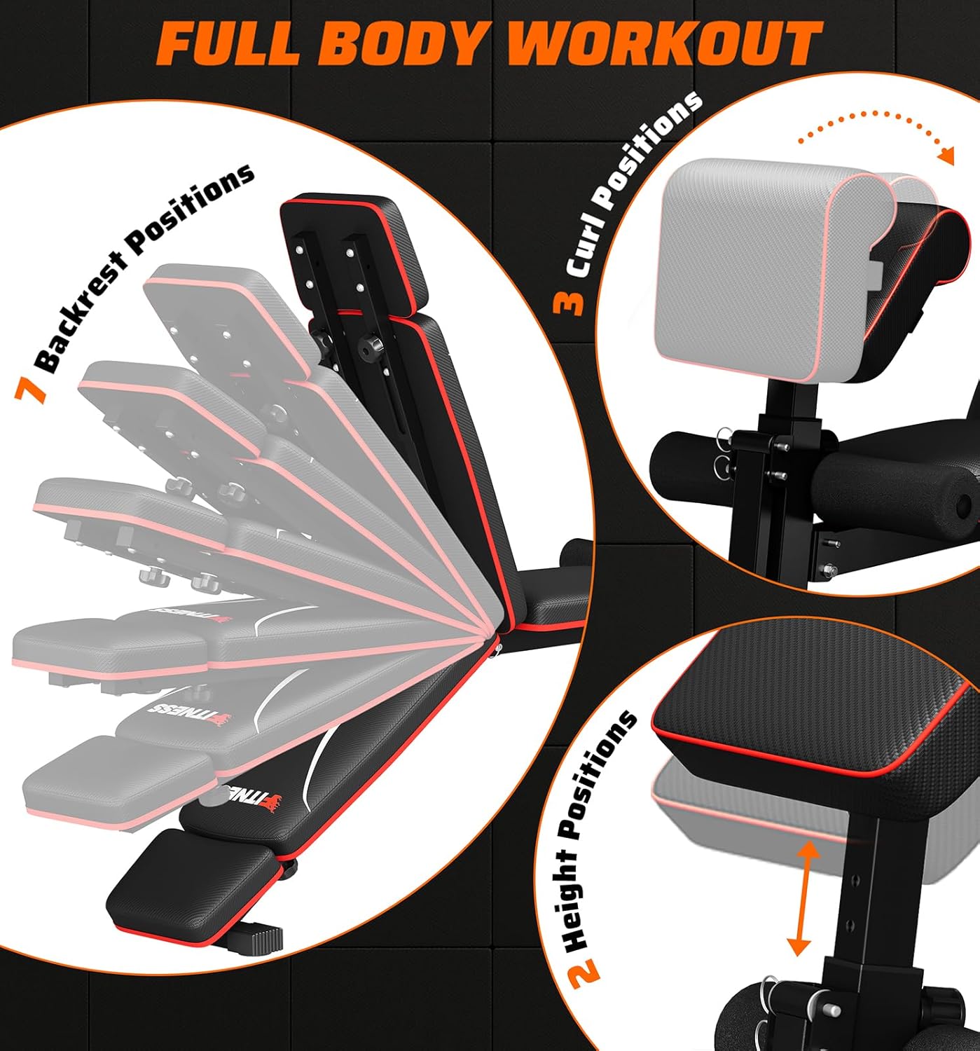 홈짐 접이식 웨이트 벤치, 합금 소재, 실버 색상, 9 - Home Gym Foldable 리뷰 및 가격