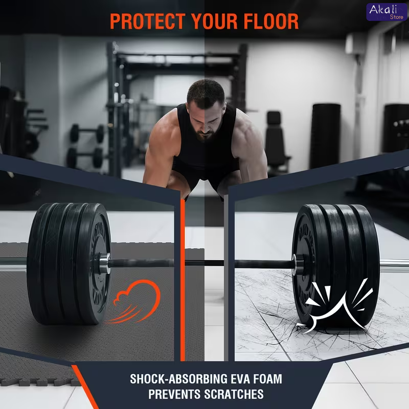 1인치 두께 EVA 폼 인터로킹 짐 매트, 헤비 듀티  - Home Gym On Carpet 리뷰 및 가격