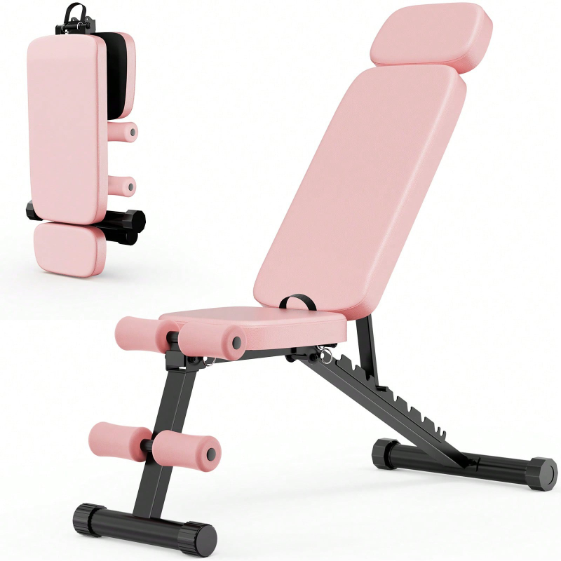 9단계 조절 가능한 웨이트 벤치, 접이식 홈짐, 전신  - Home Gym Foldable 리뷰 및 가격